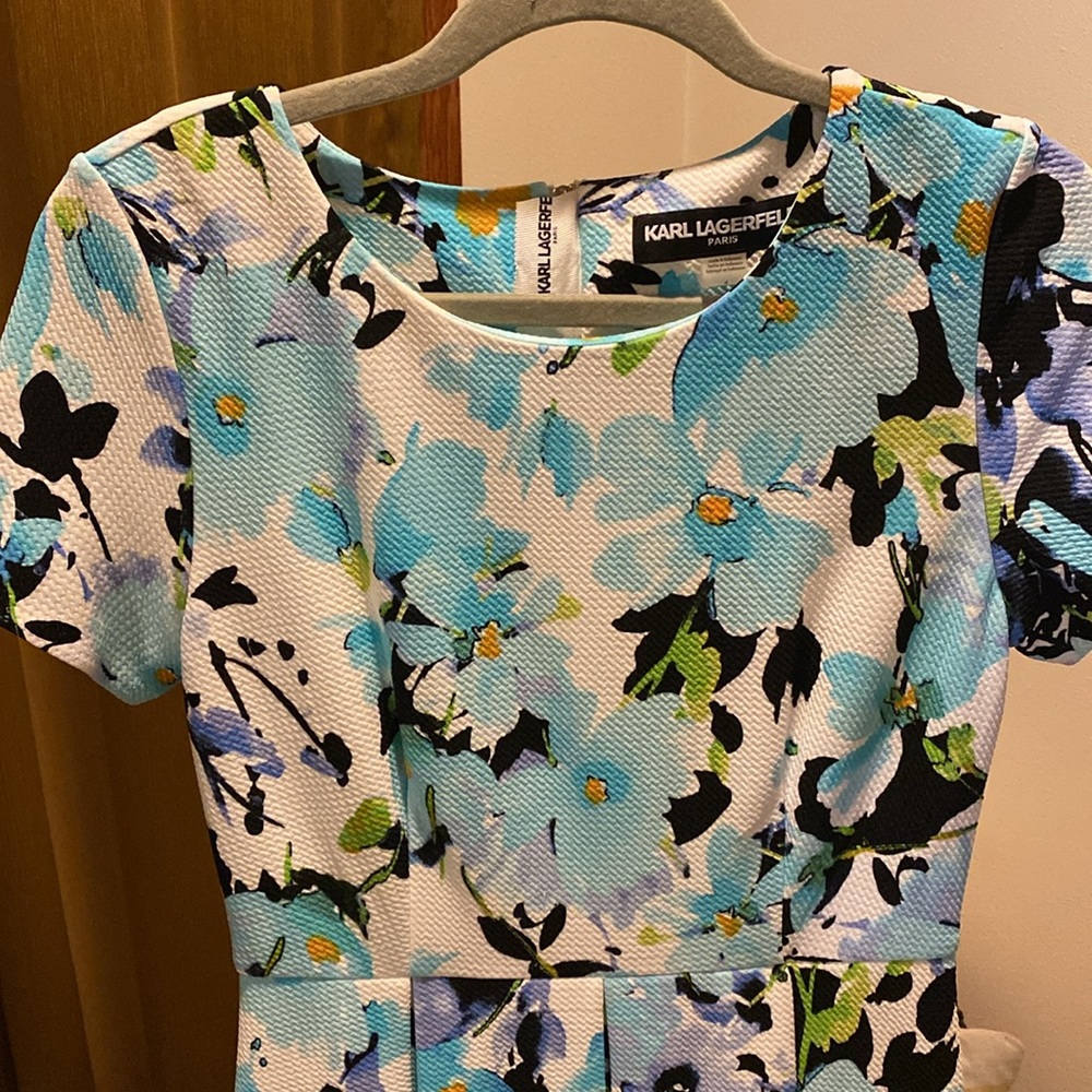 Karl Lagerfeld floral dress - Picture 3 of 9